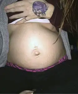 twin pregnancy belly