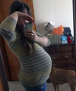 twin pregnancy belly