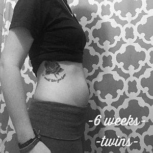 twin pregnancy belly