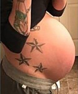 twin pregnancy belly