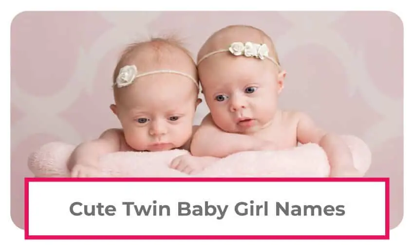 A collection of cute twin boy names. 