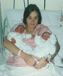 twins born at 36 weeks held my mom