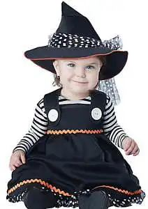 Halloween costume baby witch