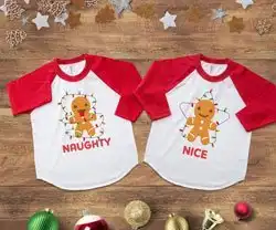 twins Christmas t-shirts with cakes