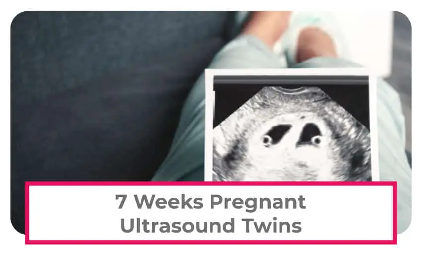 Ultrasound pictures for 7 weeks pregnant with twins. 
