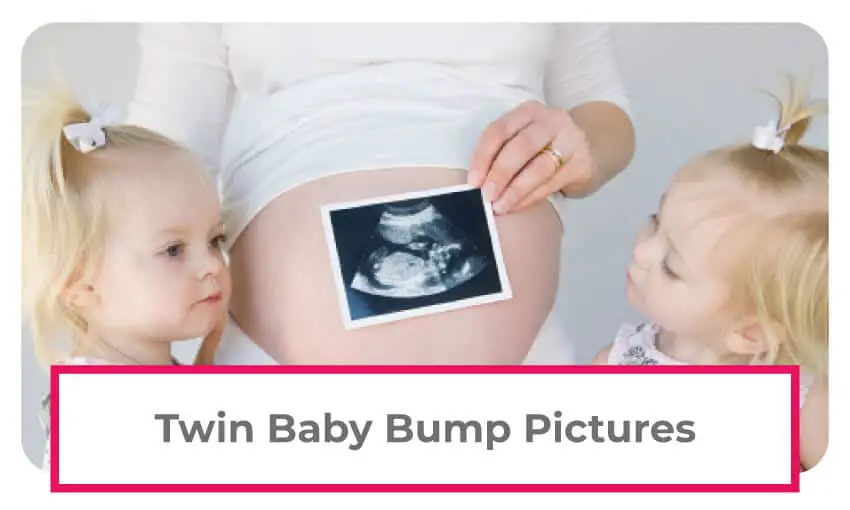 a collection of twin baby bump pictures. 