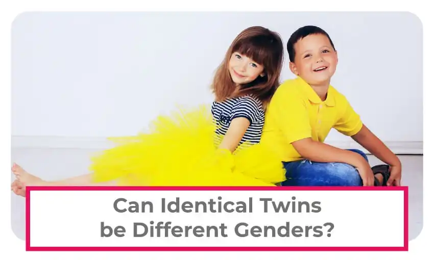 can identical twins be different genders? 