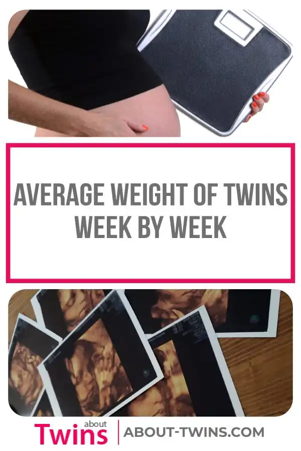 Average weight of twins week by week. See what percentile your littles are in. 