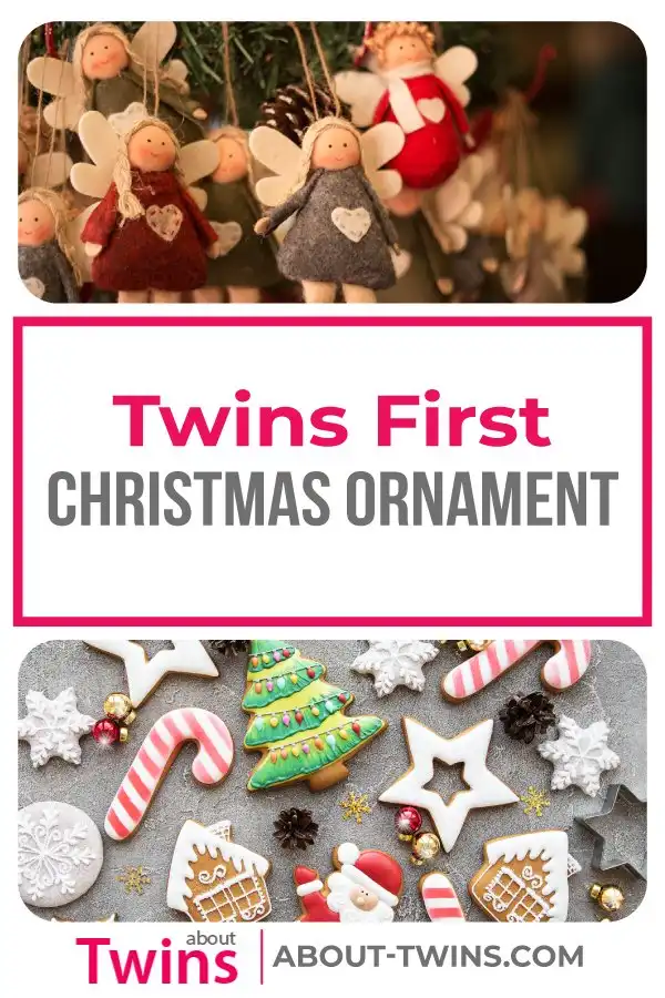 Twins first Christmas ornaments. 